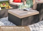Beautifully designed Sweetcrispy patio seating set, combining comfort and style for your outdoor gatherings.